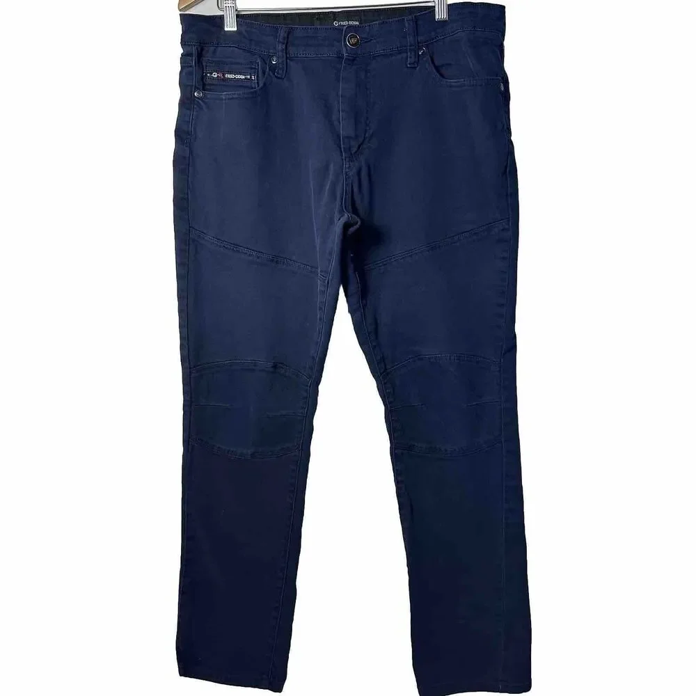 G Fried Denim Jeans Mens Size 36x30.5 Blue Slim Fit Stretch Pants
